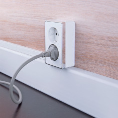 Розетка двойная с заземлением Gallant белая W5072101 &mdash; Multielectrika