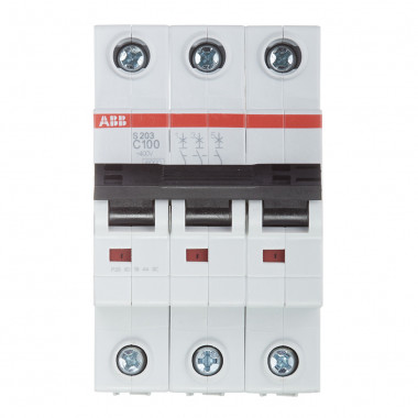 Автоматический выключатель ABB S203 C100 2CDS253001R0824 — Multielectrika