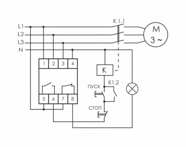 Реле контроля наличия, асимметрии фаз CZF-BR — Multielectrika
