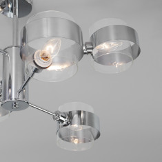 Потолочный светильник в стиле лофт 70127/6 хром &mdash; Multielectrika