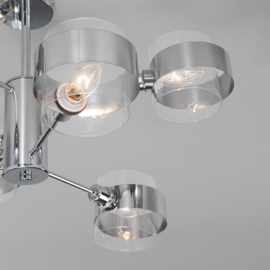 Потолочный светильник в стиле лофт 70127/6 хром — Multielectrika