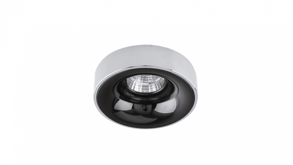 NC1826-M-FW+FBK Накладная рамка мат белый+мат черный MR16   фото 1 &mdash; Multielectrika