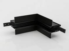 SY-LINK-INT-T2S-BL, коннектор угловой внутр.для встраиваемого низкопрофильного шинопровода, черный &mdash; Multielectrika