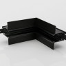 SY-LINK-INT-T2S-BL, коннектор угловой внутр.для встраиваемого низкопрофильного шинопровода, черный