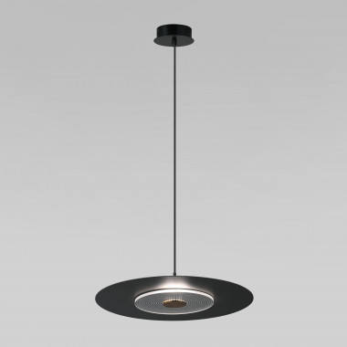 Подвесной светильник с металлическим плафоном 40030/1 LED / черный — Multielectrika