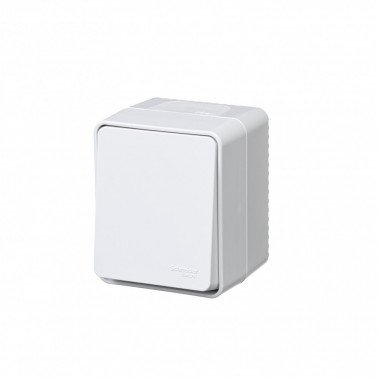 Выключатель 1-клавишный 10 АХ Schneider Electric AtlasDesign Profi54, белый ATN540111 — Multielectrika