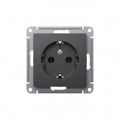 Розетка силовая Systeme Electric AtlasDesign 16А, базальт &mdash; Multielectrika