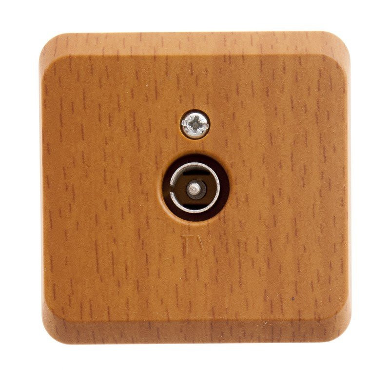 Розетка телевизионная 0,7 DB Бук Schneider Electric Этюд TVA-002T фото 1 — Multielectrika