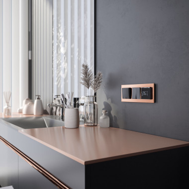 Рамка на 3 поста Aluminium (бронза) W0031712 — Multielectrika