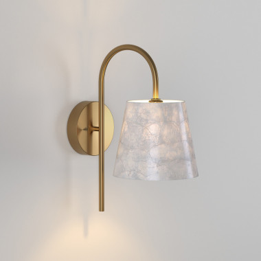 Настенный светильник с натуральным перламутром 101013 латунь/перламутр &mdash; Multielectrika