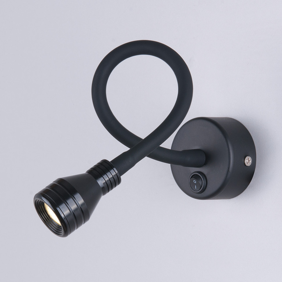 Настенный светодиодный светильник с гибким основанием KORD LED MRL LED 1030 черный фото 1 — Multielectrika