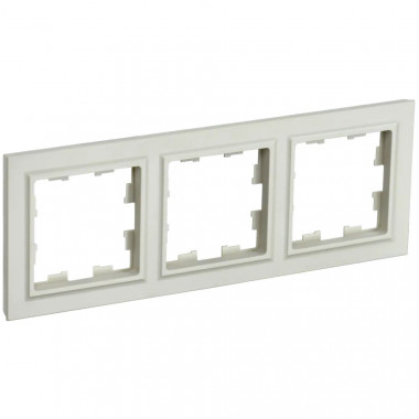 Рамка на 3 поста IEK Brite РУ-3-БрКр бежевая — Multielectrika