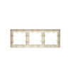 Рамка на 3 поста IEK Brite РУ-3-БрКр бежевая фото 4 — Multielectrika
