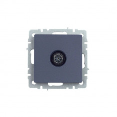 Розетка TV оконечная IEK Brite РТВ11-0-БрМ маренго &mdash; Multielectrika