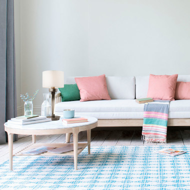 Настольный светодиодный светильник с тканевым абажуром 993 белый / никель — Multielectrika