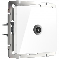 ТВ-розетка проходная (белый) W1184001 &mdash; Multielectrika
