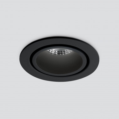 Встраиваемый светодиодный светильник Nulla 7W 4200K черный 15267/LED — Multielectrika