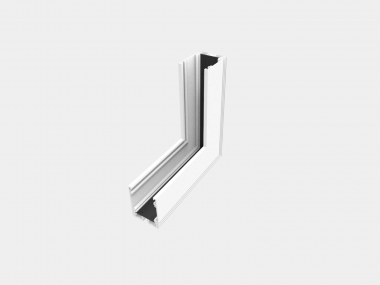 Коннектор угловой для накладного трека настенно-потолочный Белый PCB Серебро SY-601902-CN-WH — Multielectrika