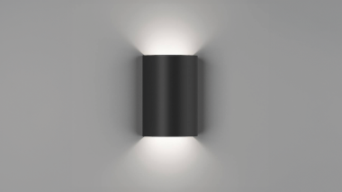 GW-6805-6-BL-WW Светодиодный настенный светильник 6 Вт черный 3000 К — Multielectrika