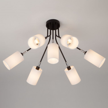 Люстра в стиле лофт рожками 70072/7 белый — Multielectrika