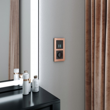 Рамка на 2 поста Aluminium (бронза) W0021712 — Multielectrika