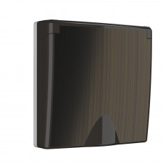 Накладка для розетки IP44 с крышкой (бронзовый) WL12-SKGSC-IP44-CP &mdash; Multielectrika