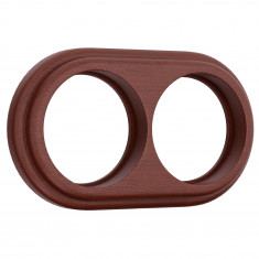 Рамка на 2 поста итальянский орех W0025225 &mdash; Multielectrika