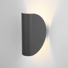 Уличный настенный светодиодный светильник Taco IP54 1632 TECHNO LED серый &mdash; Multielectrika