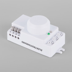Микроволновый датчик движения 10м 1200W 360° IP20 Белый SNS-M-13 белый &mdash; Multielectrika