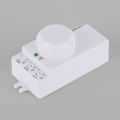 Микроволновый датчик движения 10м 1200W 360° IP20 Белый SNS-M-13 белый &mdash; Multielectrika