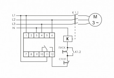 Реле контроля наличия, асимметрии фаз CZF-311 — Multielectrika