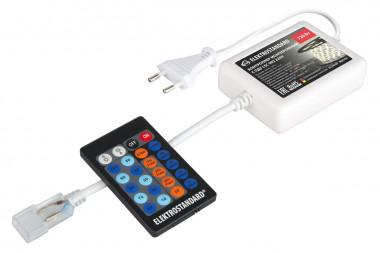 Контроллер для одноцветной светодиодной ленты 220V с ПДУ (радио) IP40 LSC 002 — Multielectrika
