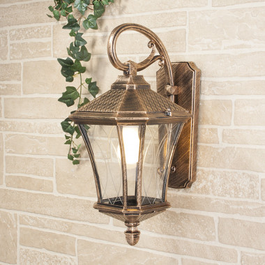 Уличный настенный светильник Virgo D капучино IP44 Virgo D капучино (арт. GLXT-1450D) — Multielectrika