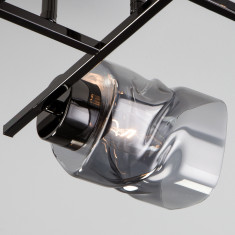 Потолочная люстра со стеклянными плафонами 30165/8 черный жемчуг &mdash; Multielectrika