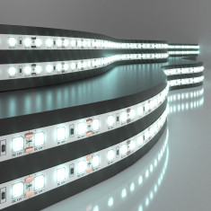 Светодиодная лента 12 В 9.6 Вт/м 120 Led/м 2835 IP20, холодный белый 6500К, 5 м Лента светодиодная 12V 9,6W 120Led 2835 IP20 холодный белый, 5м &mdash; Multielectrika