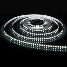 Светодиодная лента 12 В 9.6 Вт/м 120 Led/м 2835 IP20, холодный белый 6500К, 5 м Лента светодиодная 12V 9,6W 120Led 2835 IP20 холодный белый, 5м &mdash; Multielectrika