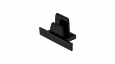 Заглушка для встраиваемого трека TR-RC-BL-2, черная &mdash; Multielectrika