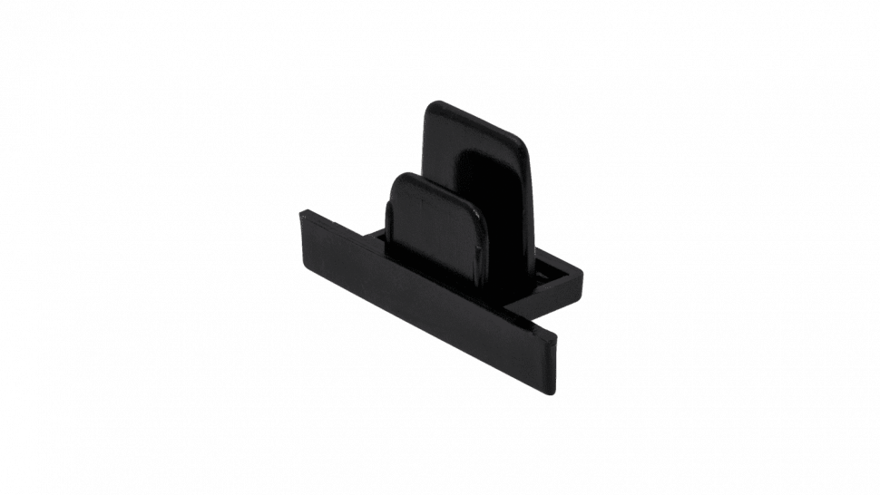 Заглушка для встраиваемого трека TR-RC-BL-2, черная фото 1 — Multielectrika