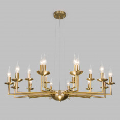 Подвесная люстра в классическом стиле 60150/18 латунь &mdash; Multielectrika
