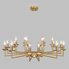 Подвесная люстра в классическом стиле 60150/18 латунь &mdash; Multielectrika