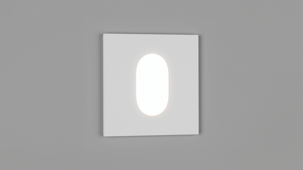 GW-S612-3-WH-NW, бра встраиваемое для подсветки лестницы/пола FLOOR S Белый 3Вт 4500К IP20 фото 1 — Multielectrika