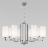 Подвесная люстра с абажурами 60128/8 хром фото 1 — Multielectrika