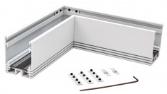 Коннектор угловой потолочный SY Белый МуарSY-601901-CN-WHMR- PCB Серебро &mdash; Multielectrika