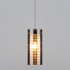 Подвесной светильник с хрусталем 1636/1 хром &mdash; Multielectrika