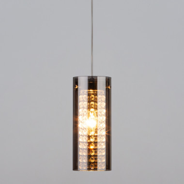 Подвесной светильник с хрусталем 1636/1 хром — Multielectrika