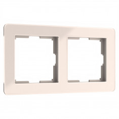 Рамка из акрила на 2 поста Acrylic айвори W0022743 &mdash; Multielectrika