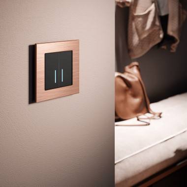 Рамка на 1 пост Aluminium (бронза) W0011712 — Multielectrika