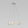 Подвесной светильник с хрусталем 101004 LED никель хрусталь Strotskis