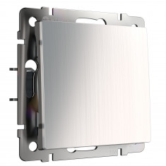 Выключатель одноклавишный проходной (глянцевый никель) W1112002 &mdash; Multielectrika