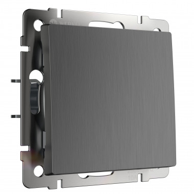 Выключатель одноклавишный (графит рифленый) W1110004 &mdash; Multielectrika